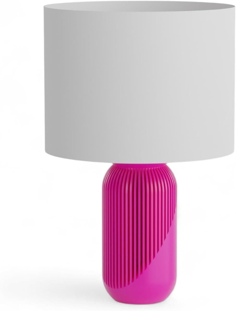 Zenith Arc MidMod Retro Desk Lamp Mid Century Modern Vintage Style Decor Minimalist Home Office Lights 1950s 1960s Gift (Magenta)